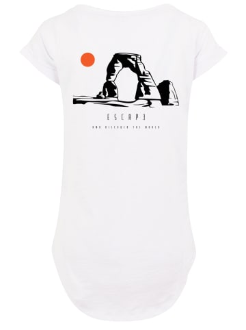 F4NT4STIC Long Cut T-Shirt Escape Discover the World Savannah in weiß
