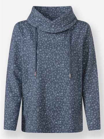 WITT WEIDEN Sweatshirt in rauchblau-bleu-bedruckt