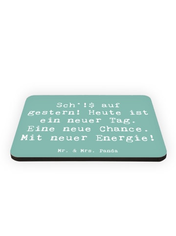 Mr. & Mrs. Panda Magnet Spruch Selbstzweifel Neuanfang mit Spruch in Meeresbrise