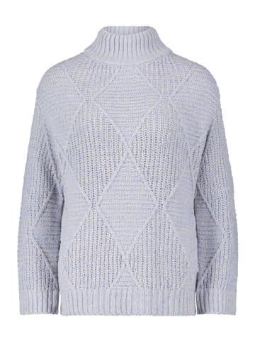 Betty Barclay Grobstrick-Pullover mit Struktur in Light Blue Melange