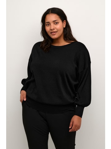 KAFFE curve Strickpullover KCregitta Loose fit in Black Deep