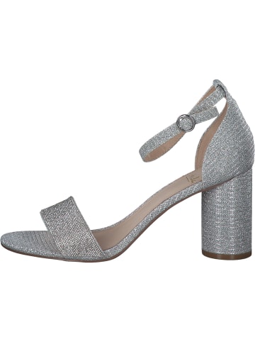 La Strada Pumps in silver-glitter-stones