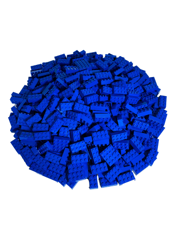 LEGO 2x4 Hochsteine 3001 - ab 3 Jahren in blue