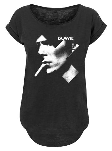 F4NT4STIC Long Cut T-Shirt David Bowie Smoke in schwarz