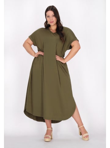 Usha Women Plus Size Dress in Green