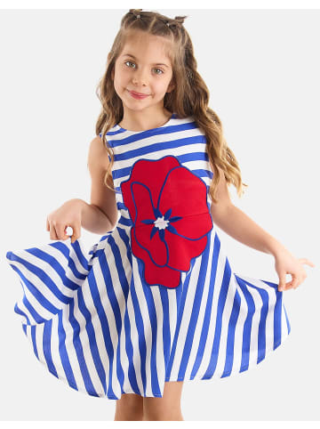 Denokids Kleid Poppy Striped in Blue