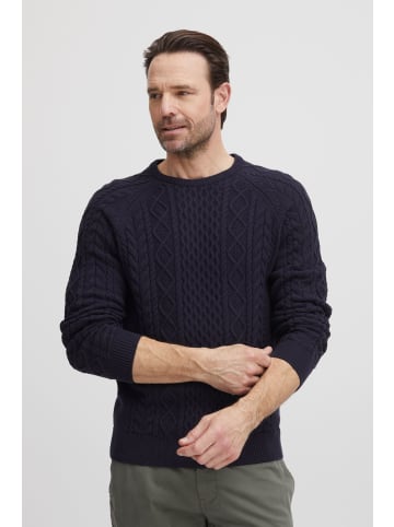 FQ1924 Strickpullover FQKyle raglan cable knit 21900574 in blau