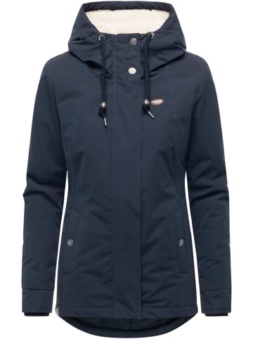 ragwear Kurzmantel Alvena YOUMODO in Navy