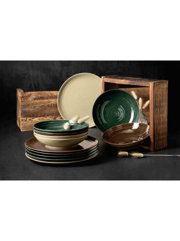 Seltmann Weiden 6er Set Speiseteller Terra ø 27,5 cm in Perlgrau