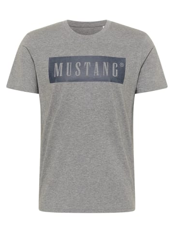 Mustang T-Shirt ALEX C LOGO in Grau