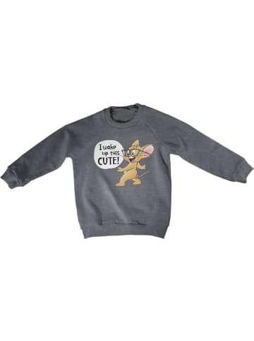 Tom & Jerry Kinder Sweatshirt in Grau