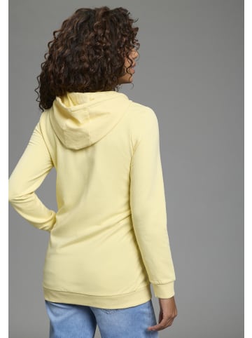 FLASHLIGHTS Sweatjacke in hellgelb