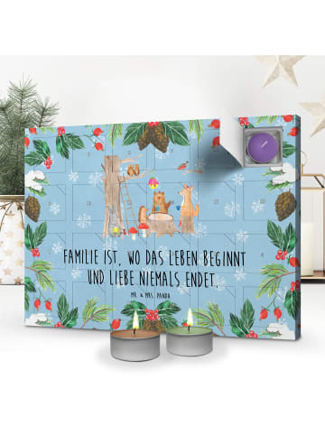 Mr. & Mrs. Panda Duftkerzen Adventskalender Waldtiere Picknick m... in Eisblau