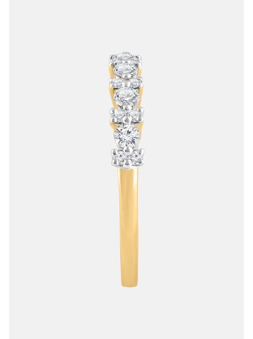 Diamant Exquis Ring aus 585 Gelbgold mit Diamant