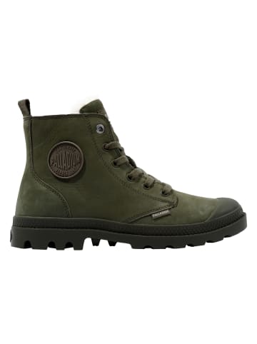 Palladium Schnürschuhe in Khaki