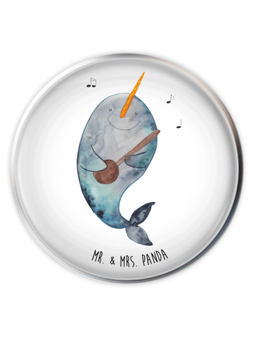 Mr. & Mrs. Panda Abfluss-Stöpsel Narwal Gitarre ohne Spruch in Weiß