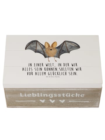 Mr. & Mrs. Panda Aufbewahrungsbox Fledermaus Flügel mit Spruch in Weiß