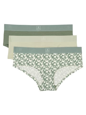 Marc O'Polo 3er P Panty in Grün