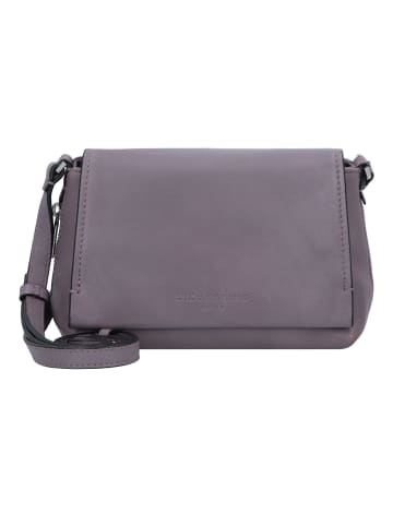 LIEBESKIND BERLIN Hera Umhängetasche Leder 22 cm mit Dehnfalte in anemone