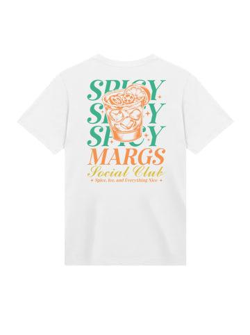 F4NT4STIC T-Shirt Spicy Margarita Social Club in weiß