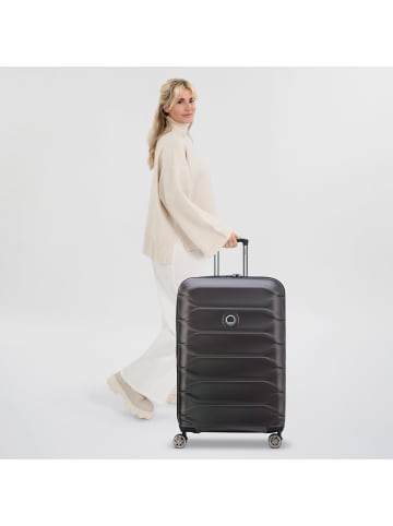Delsey Meteor 4 Rollen Trolley L 78 cm mit Dehnfalte in capuccino