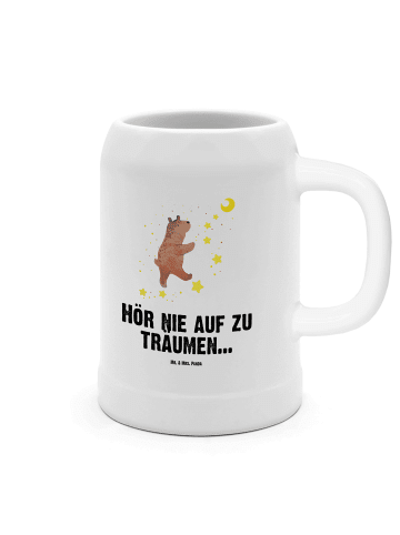Mr. & Mrs. Panda Krug Bär Träume mit Spruch in Weiß