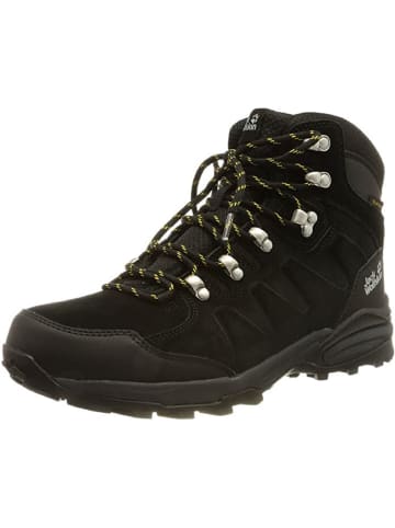 Jack Wolfskin Wanderschuh Refugio Texapore Mid M in Schwarz