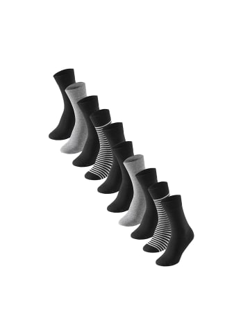 Schiesser Socken Bluebird in Schwarz / Grau