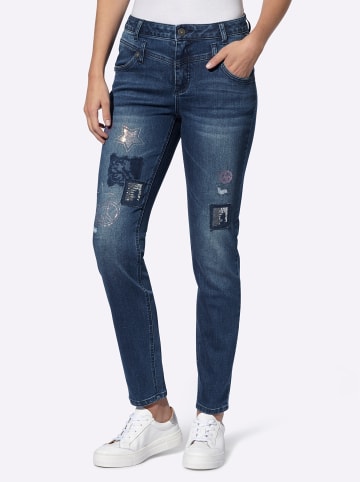 Heine Jeans in blue-stone-washed