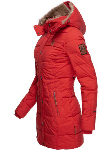 Marikoo Wintermantel Lieblings Jacke in Rot