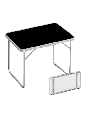 relaxdays 2 x Campingtisch in schwarz - (B)70 x (H)68,5 x (T)50 cm