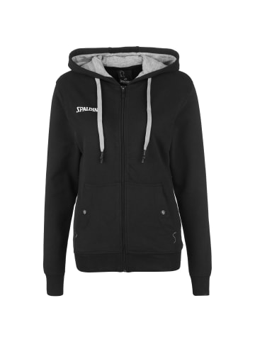 Spalding Kapuzenjacke Flow Zipper in schwarz