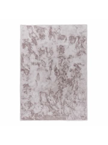 Schöner Wohnen Kollektion Moderner Kunstfellteppich TENDER 1 in Taupe