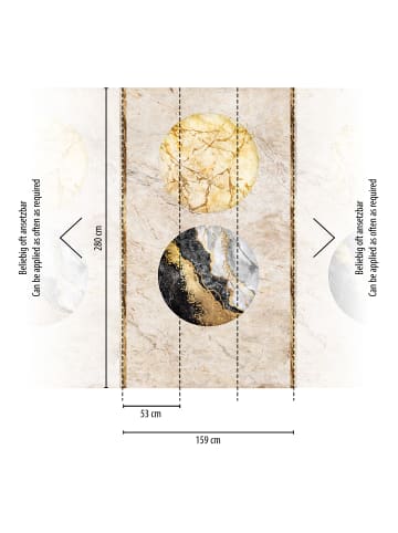 A.S. Création Tapete Golden Eclipse in Beige