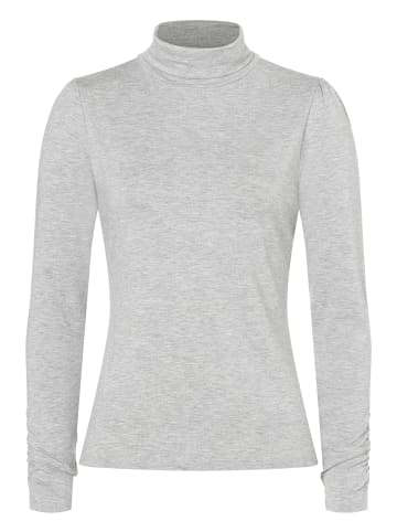 More & More Rollkragenshirt in silvergrey melange