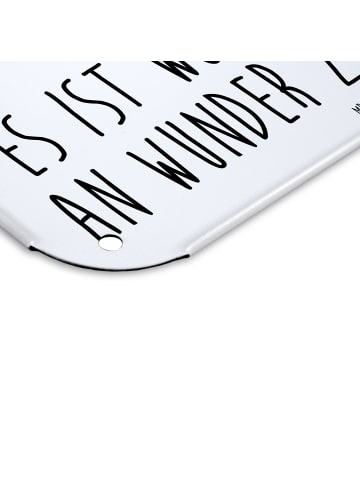 Mr. & Mrs. Panda Wandbild Meerschweinchen Weisheit mit Spruch in Weiß