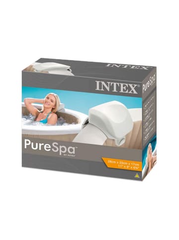 Intex PureSPA Kopfstütze 28 x 23 cm für Whirlpools Pools in weiß