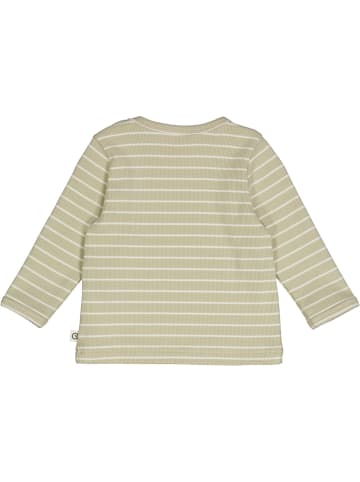 müsli Babylangarmshirt in Desertgreen/cream