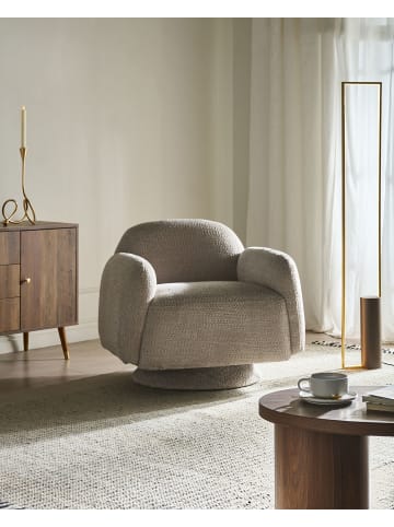 Beliani Sessel AAPUA in Beige - (W) 82 x (H) 74 x (L) 72 cm