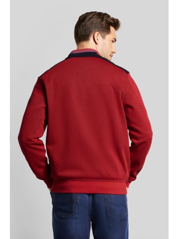 Bugatti Sweatshirtjacke in rot