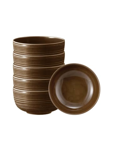 Seltmann Weiden 6er Set Foodbowl Terra ø 17,7 cm in Erdbraun
