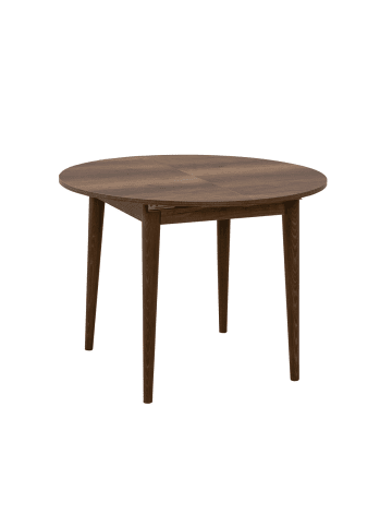 CALICOSY Tisch VINA in Nussbaum - (W) 100 x (H) 75 x (L) 100 cm