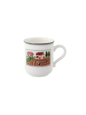 Villeroy & Boch Kaffeebecher Gärtner Design Naif 300 ml bunt in bunt