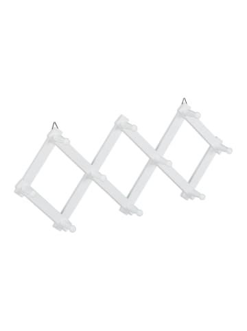 relaxdays 2 x Wandgarderobe in Weiß