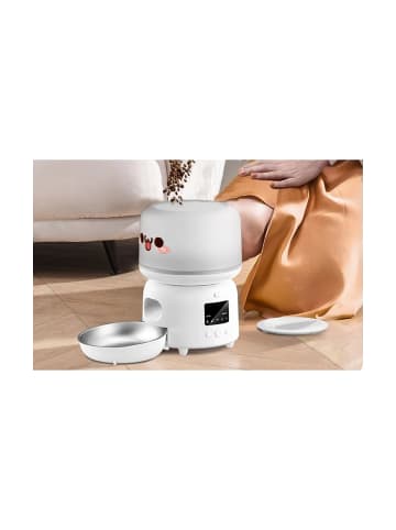 Rojeco 3L Smart Futterautomat WiFi Weiß