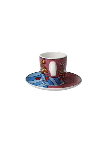 Goebel Espressotasse " Romero Britto Smile " in Bunt