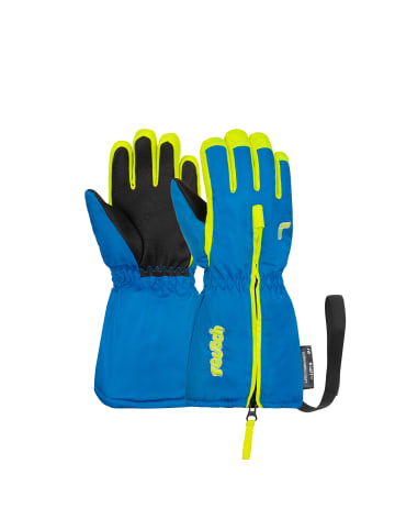 Reusch Fingerhandschuhe Tom in 4525 brilliant blue/safety yel