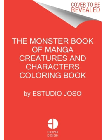 HarperCollins Buch - The Monster Book of Manga Creatures and Characters Coloring Book