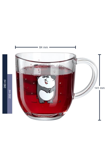 LEONARDO Tasse BAMBINI 280ml Panda 6er-Set