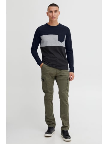 INDICODE Longsleeve IDMatheo 45632MM  Modischer Longsleeve in dunkelblau